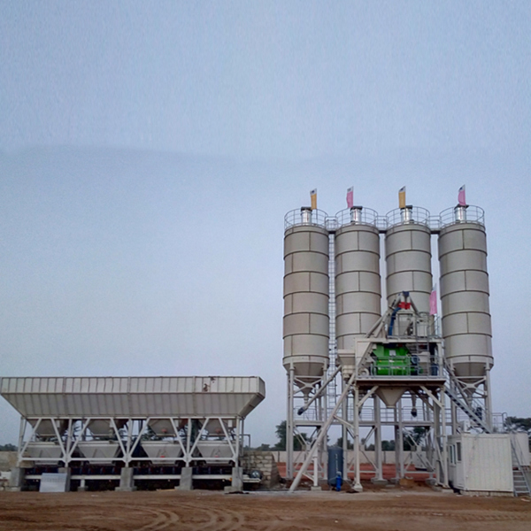 Hourly output of HZS75 mixing plant1